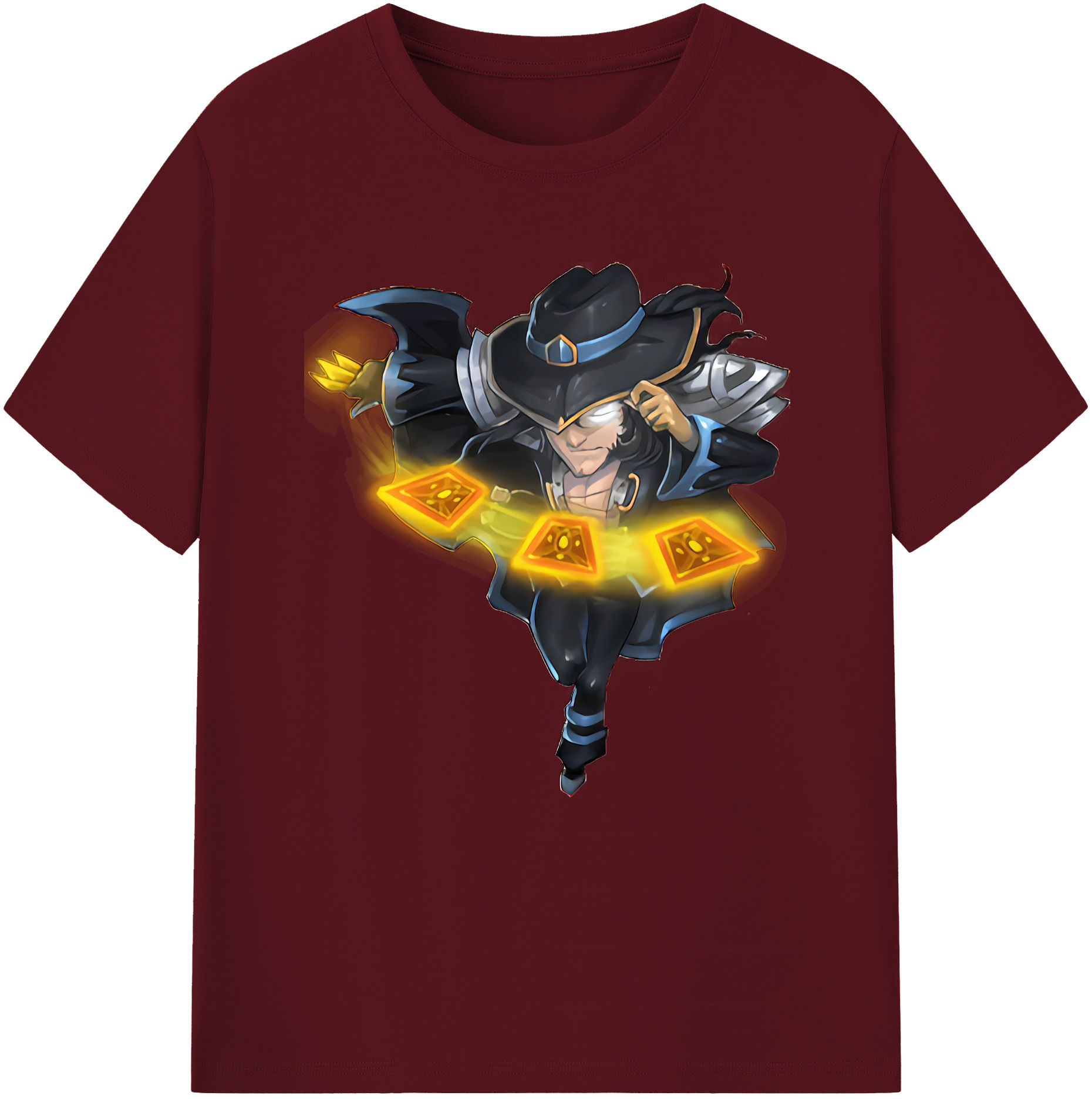 リーグ・オブ・レジェンド League of Legends LOL 綿100％半袖Tシャツ（フロントプリント）